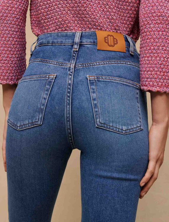 Faded denim jeans - Trousers & Jeans - MAJE