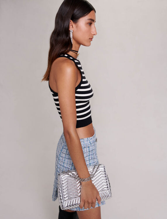 Striped crop top - View All - MAJE