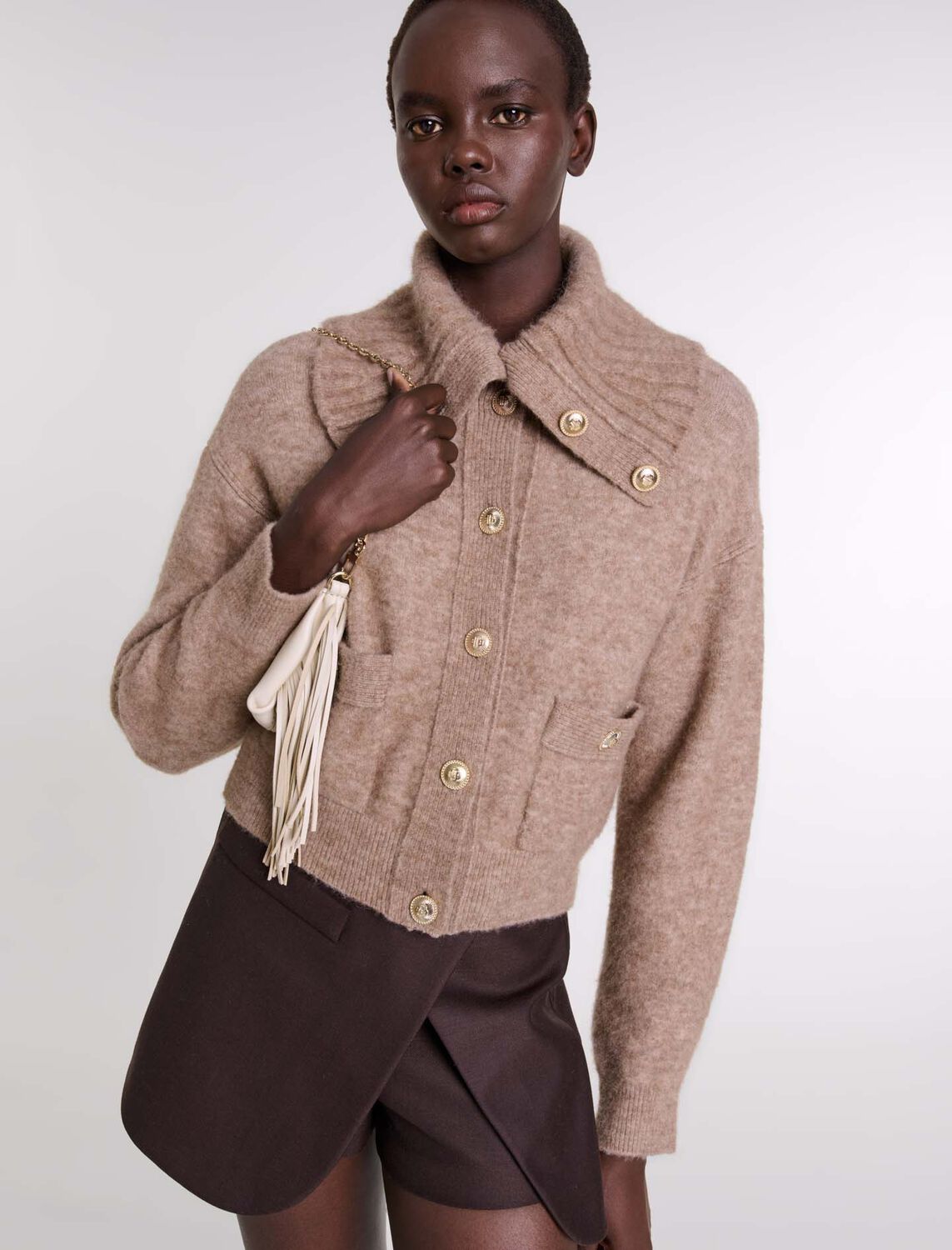 Wool-blend cardigan : Fall-Winter Collection color 