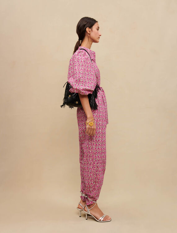 Floral printed jumpsuit - Jumpshort & Jumpsuits - MAJE