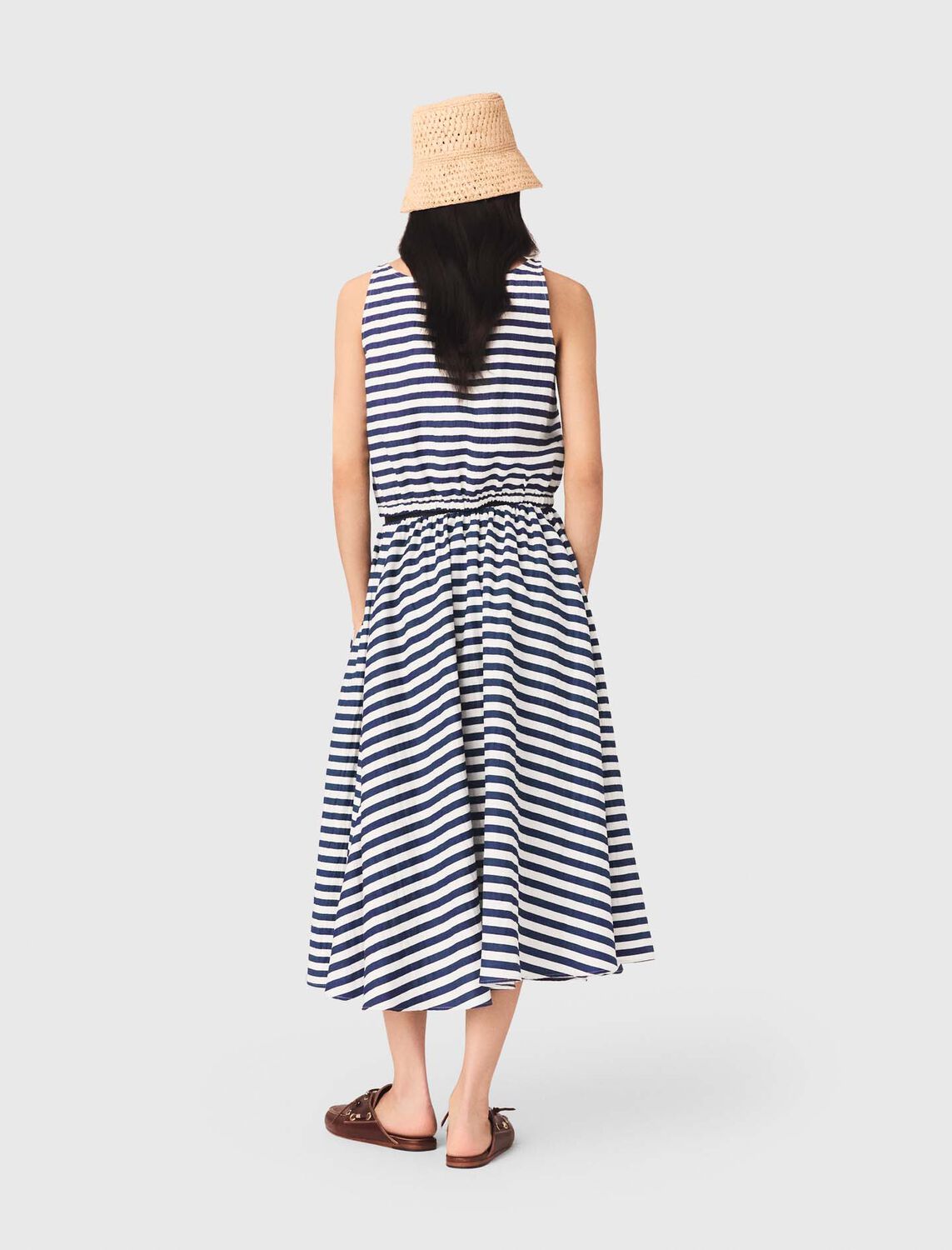 Linen-blend top - Tops - MAJE