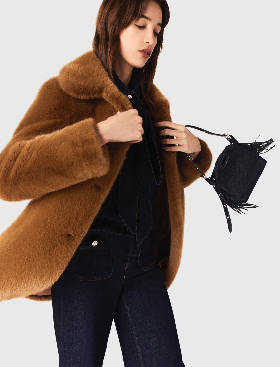 maje : Coats & Jackets 顏色 棕色/