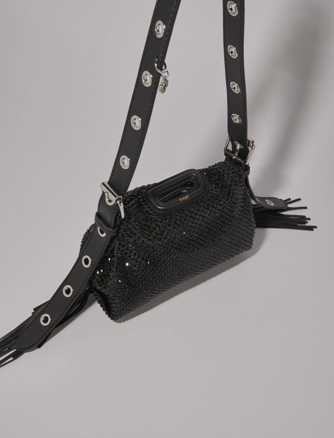 Miss M Mini rhinestone bag - Fall-Winter Collection - MAJE