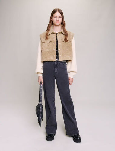 maje : Coats & Jackets 顏色 卡其色/