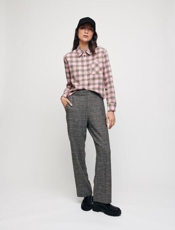 Checked shirt for tying - Up to 70% off - MAJE