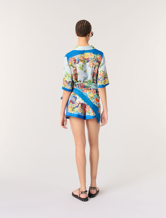 Patterned shorts - Skirts & Shorts - MAJE