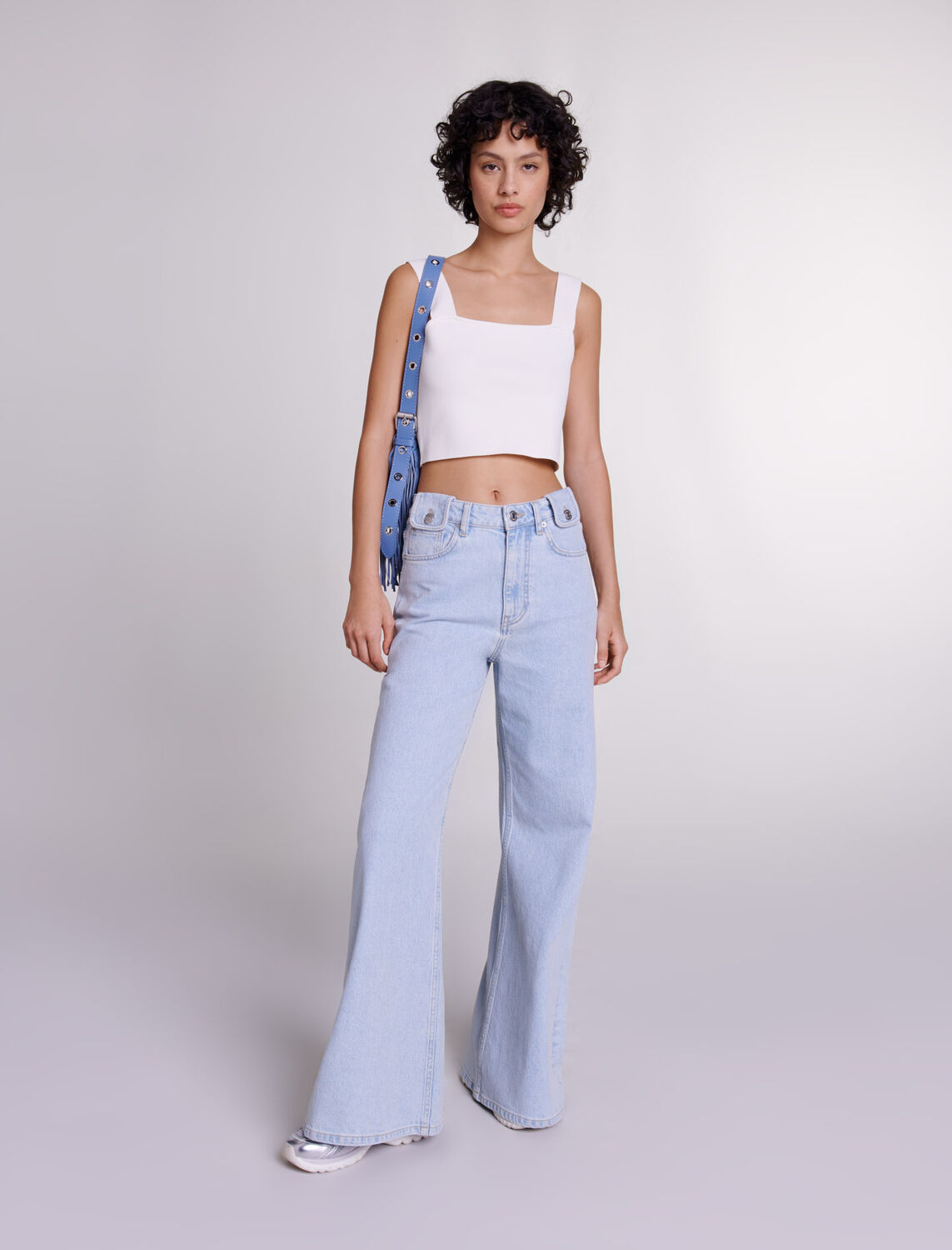 Knit crop top - Tops - MAJE