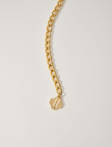 Jewellery chain belt : Belts color Gold