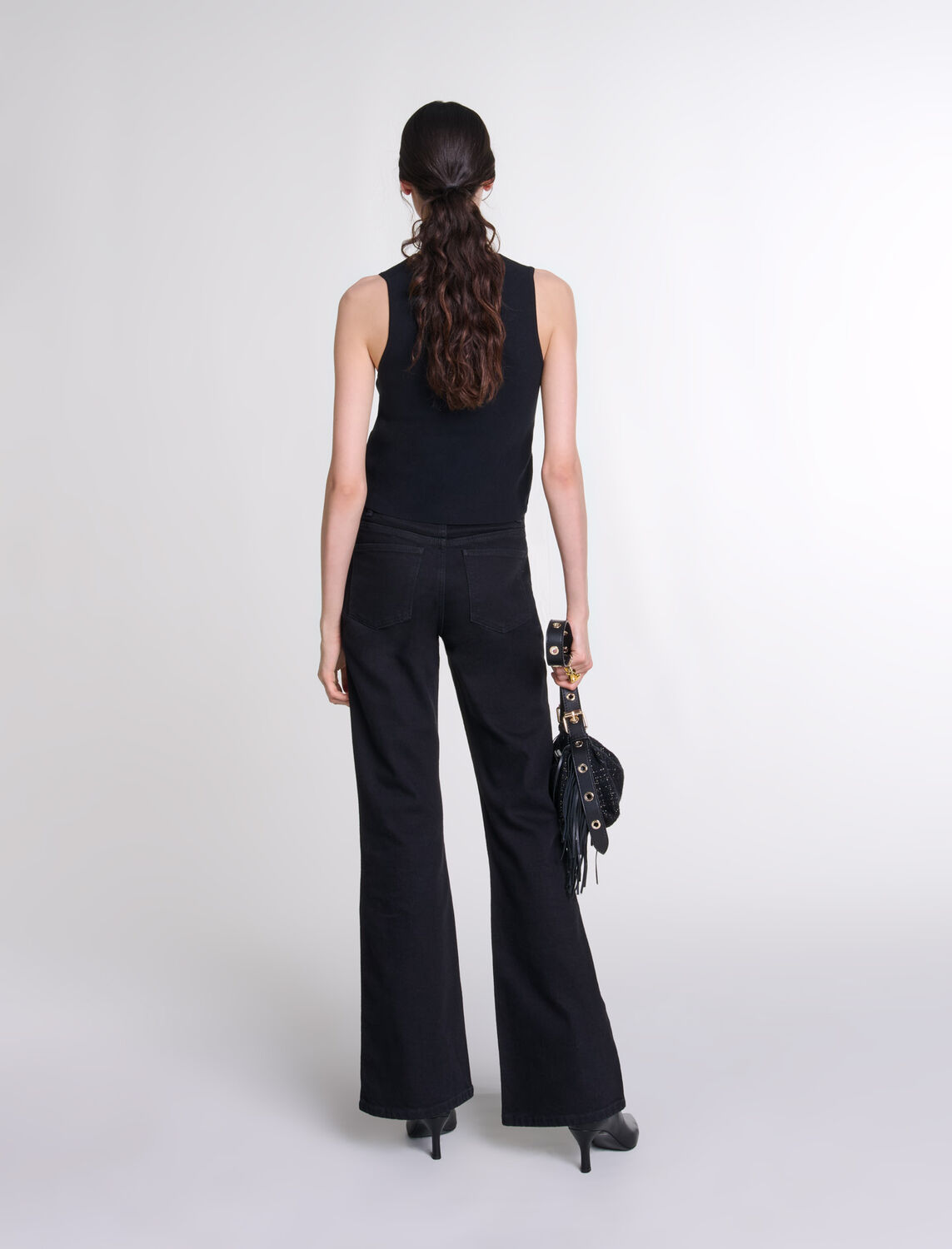 Knit crop top - Fall-Winter Collection - MAJE