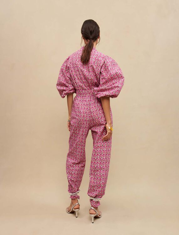 Floral printed jumpsuit - Jumpshort & Jumpsuits - MAJE