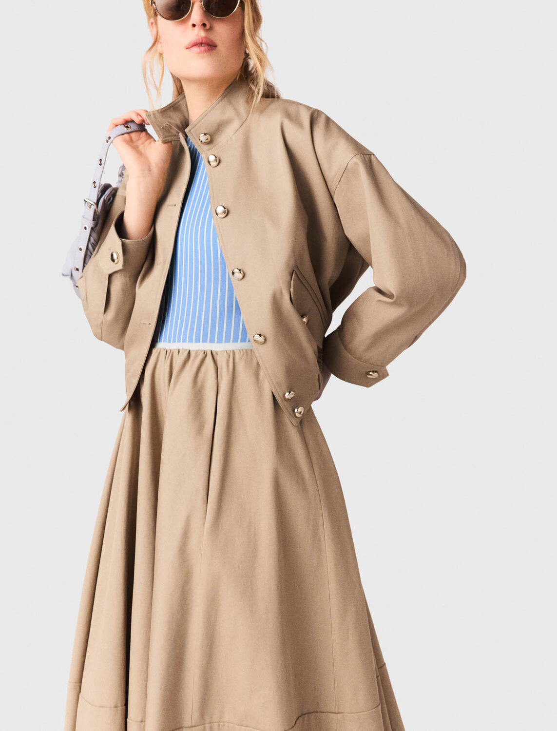 maje : readytowear-blazers 顏色 米色/