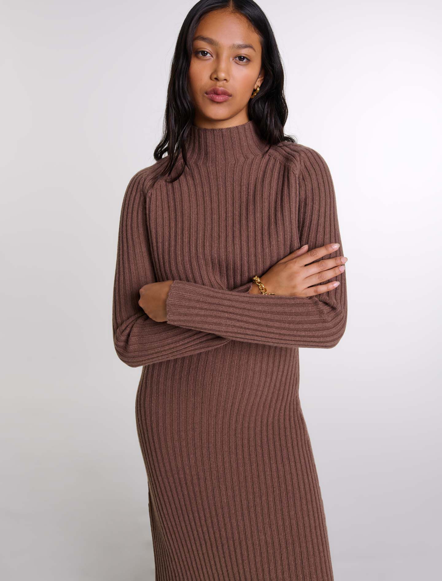 124RAGE 2 in 1 wool maxi dress Dresses Maje