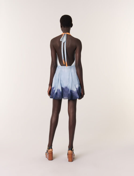 Short tie-dye dress - Dresses - MAJE