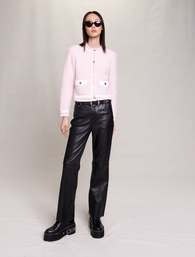 Knit cardigan : Sweaters & Cardigans color Pink
