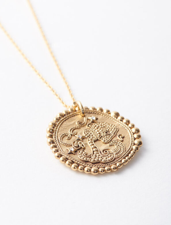Aquarius zodiac sign necklace : Other Accessories color 