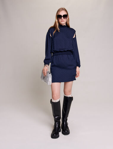 maje : Dresses 顏色 深蓝色/NAVY