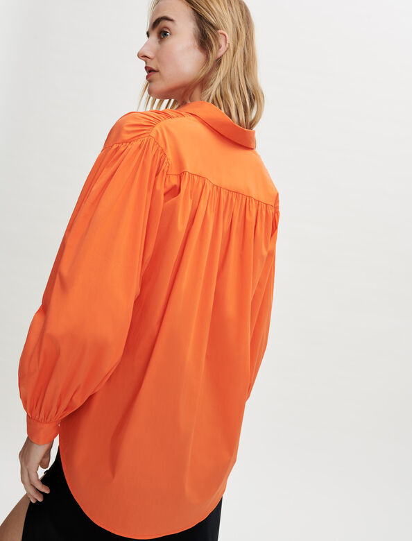 Coloured poplin shirt : Up to 50% off color 