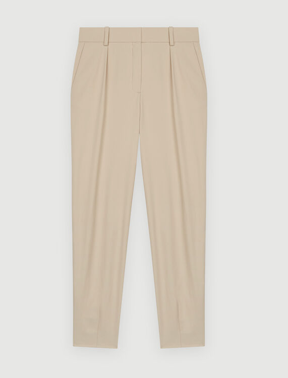High-waisted suit trousers - Trousers & Jeans - MAJE