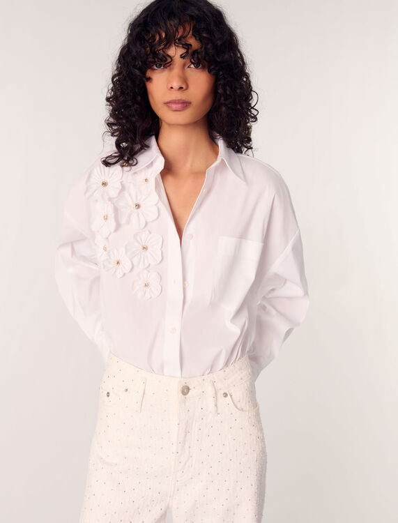 maje : Shirts 顏色 白色/WHITE