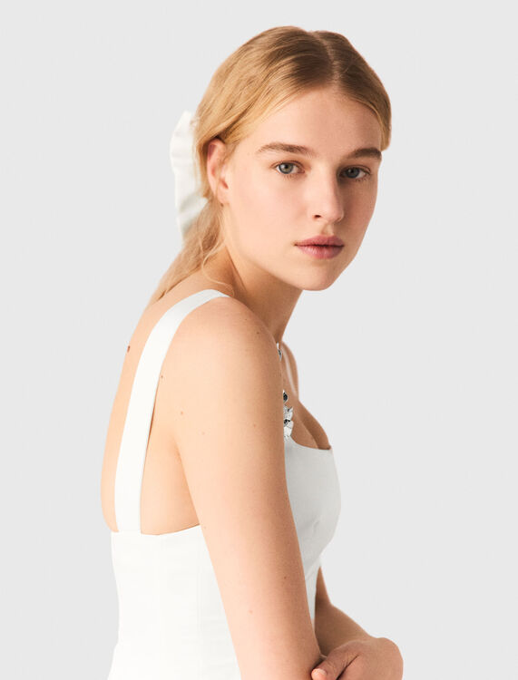 Short satin dress - Dresses - MAJE