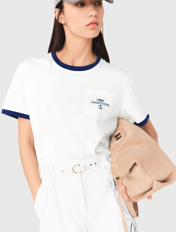 Layered-look T-shirt - T-Shirts - MAJE