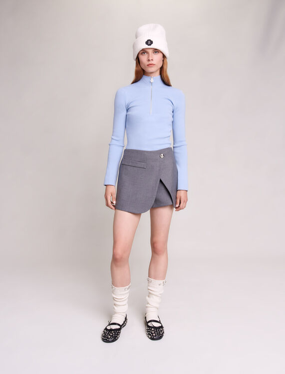 Short wraparound skirt - Shirts - MAJE