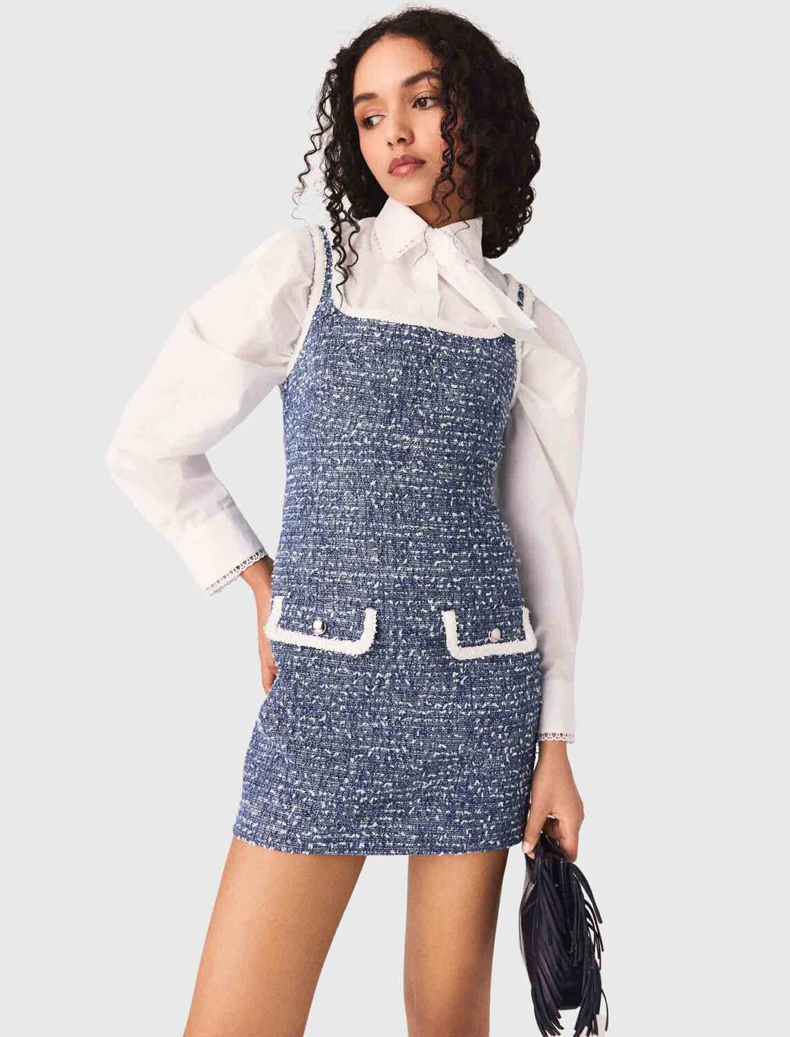 Short tweed dress - Dresses - MAJE