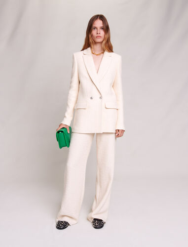 maje : readytowear-blazers 顏色 淡褐色/ECRU
