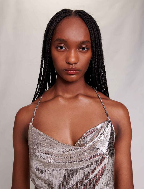 Short sequined dress - Dresses - MAJE