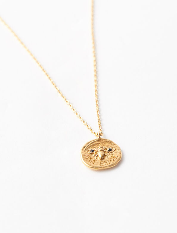 Ma puce gold-plated necklace : Other Accessories color 