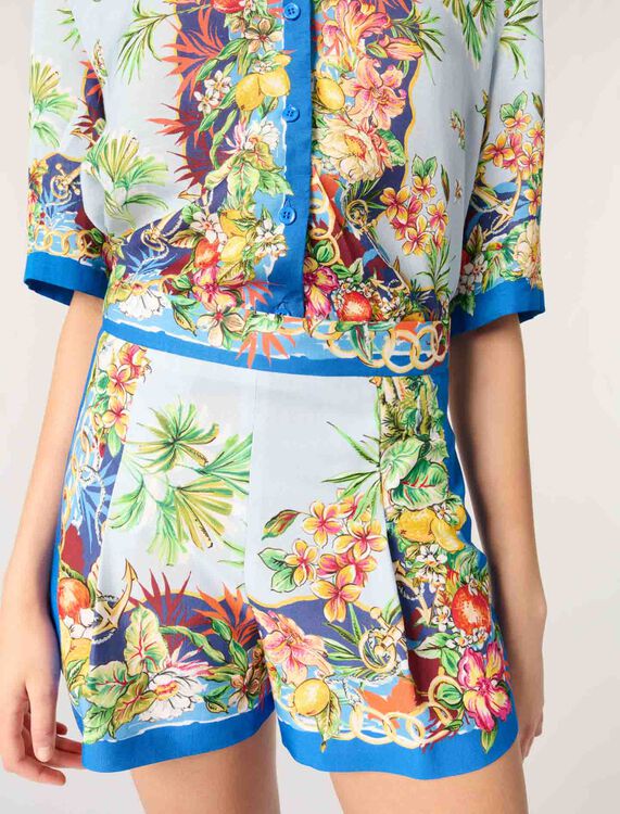 Patterned shorts - Skirts & Shorts - MAJE