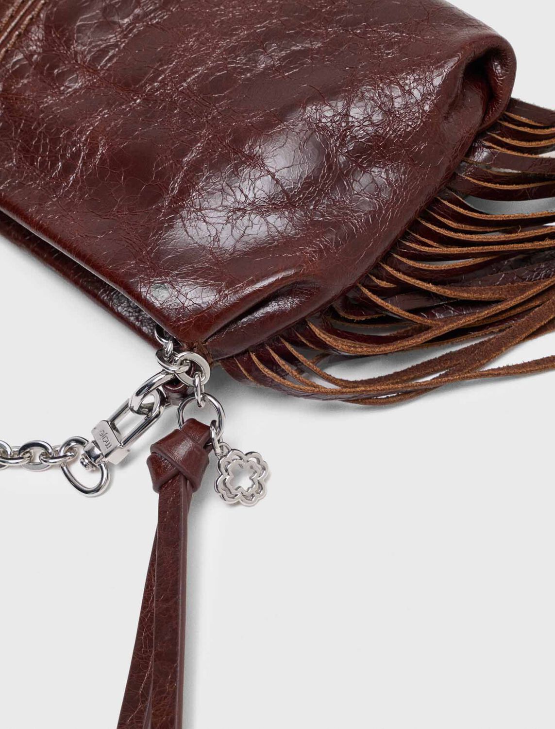 maje : Small leather goods color Dark brown