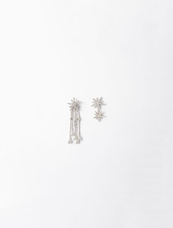 Star strass-earings : Jewelry color Crystal