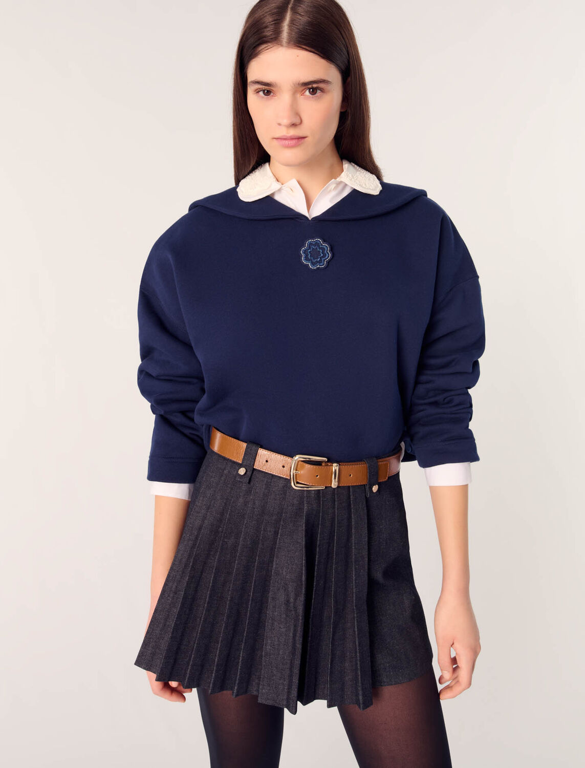 Maje : Tops 顏色 深蓝色/NAVY