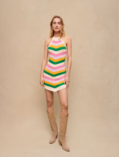 Multicolored knit dress : Dresses color Multi-Coloured