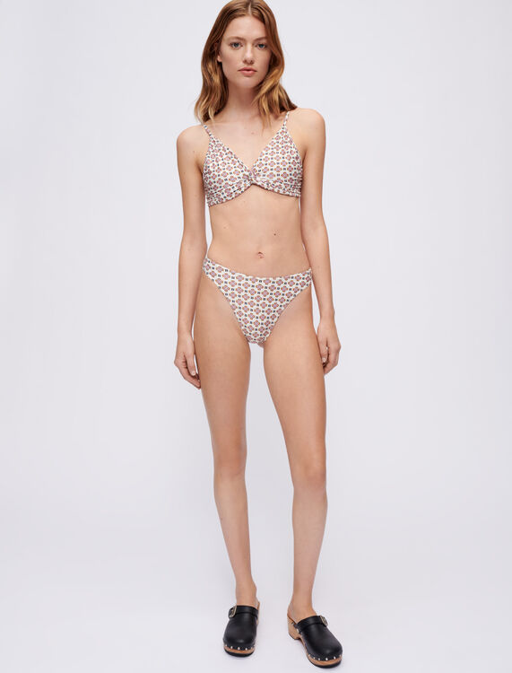 Printed two-piece swimsuit - Up to 50% off - MAJE