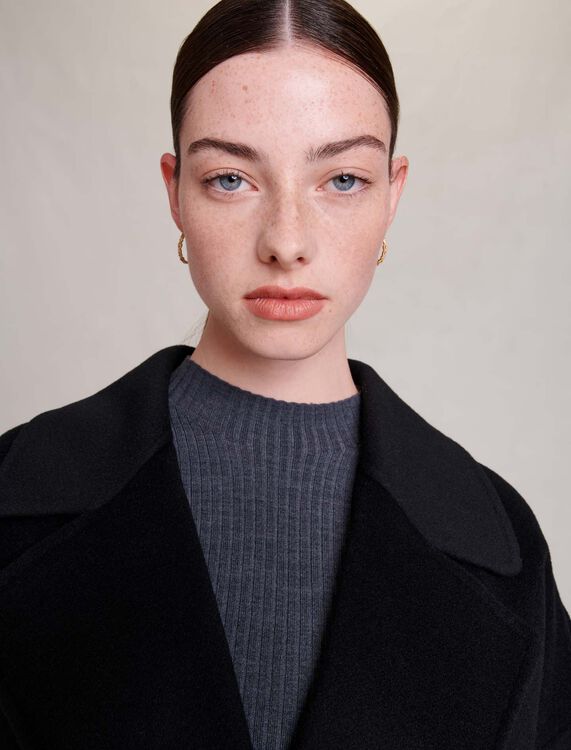 Jacket whool - Coats and Jackets - MAJE