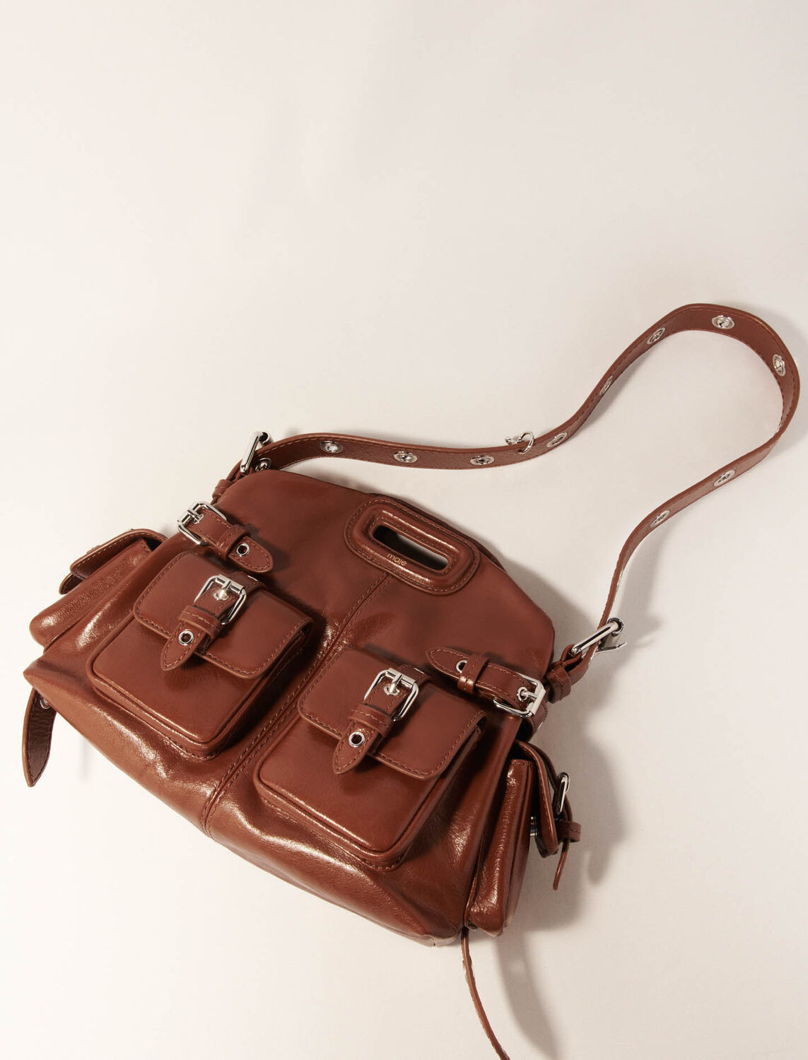maje : M Bag 顏色 棕色/