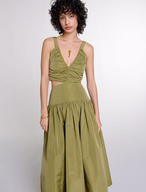 Cutaway taffeta dress - Fall-Winter Collection - MAJE