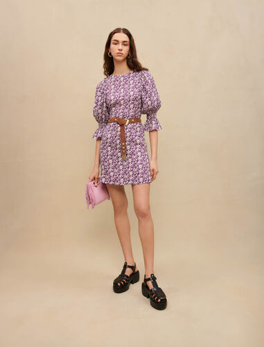 Floral-print mini dress : Dresses color Dreamlike