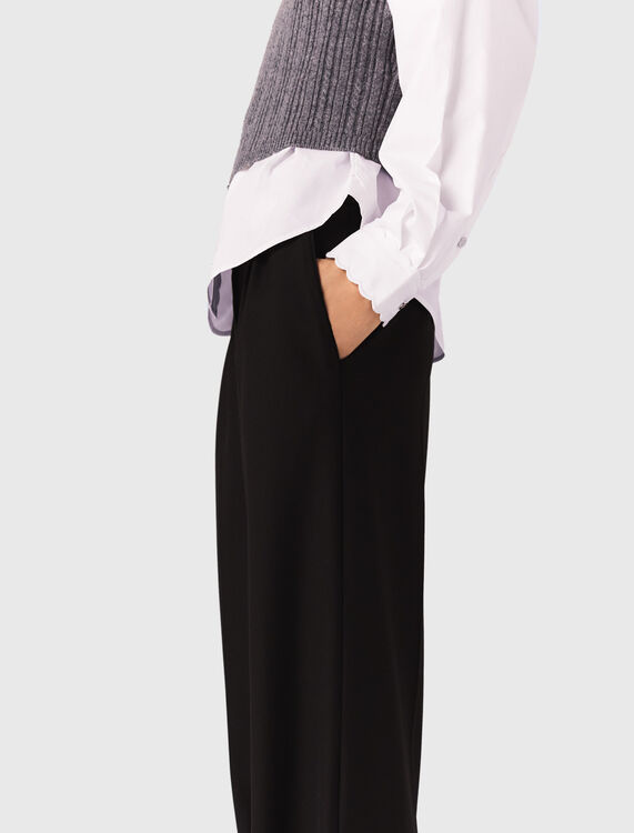 Wide-leg suit trousers - Trousers & Jeans - MAJE