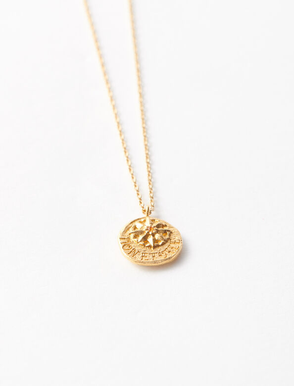 "Mon étoile" gold-plated necklace : Other Accessories color 