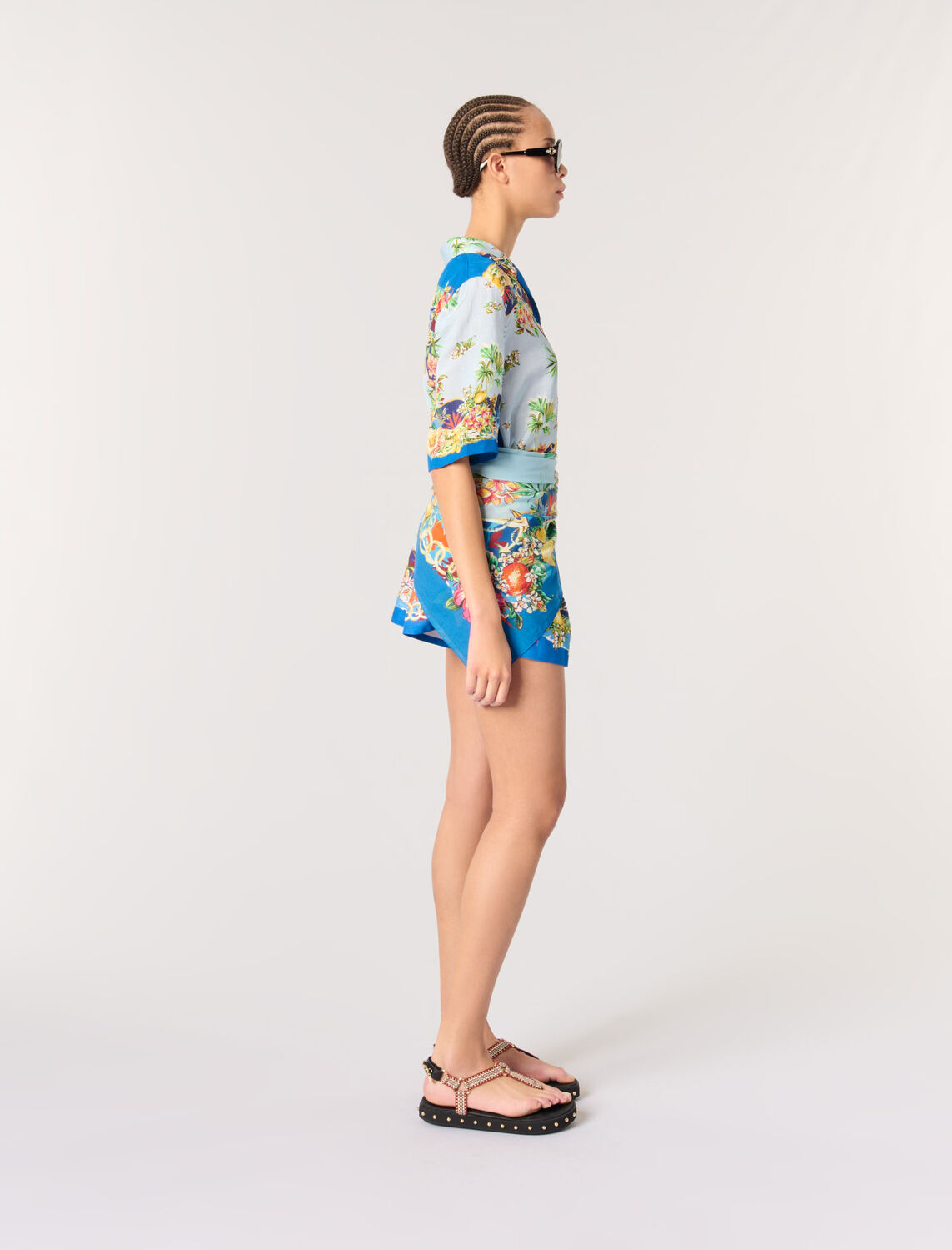 Patterned shorts - Skirts & Shorts - MAJE