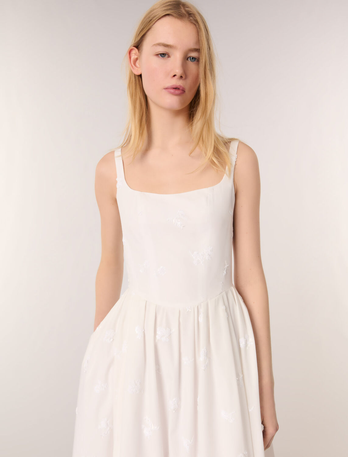 maje : Dresses 顏色 白色/WHITE