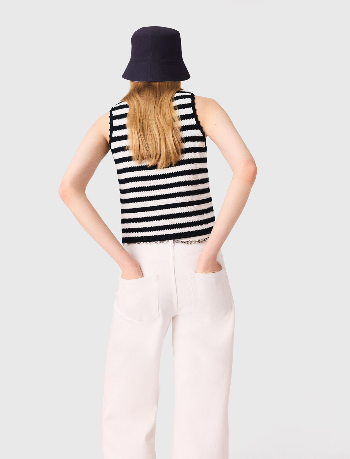 maje : Tops color White/Navy