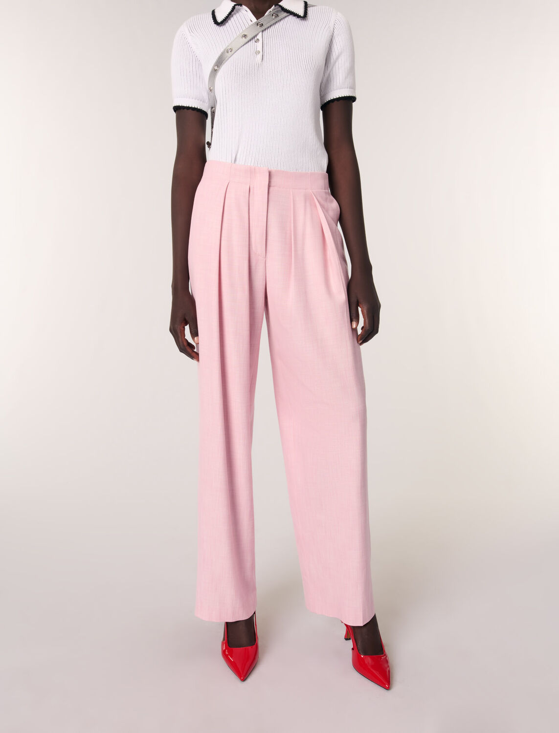Suit trousers : Trousers & Jeans color Pink