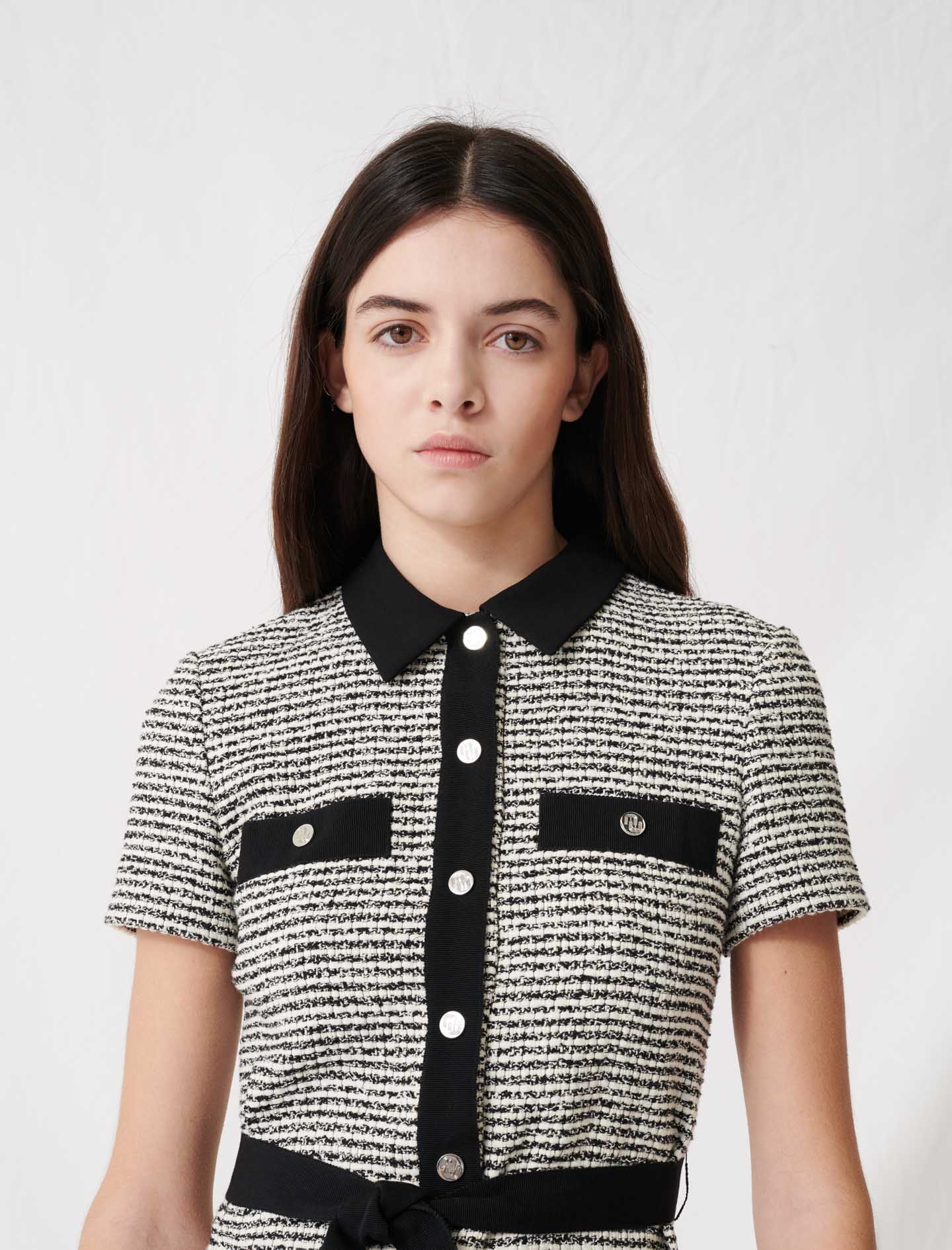 maje tweed style dress